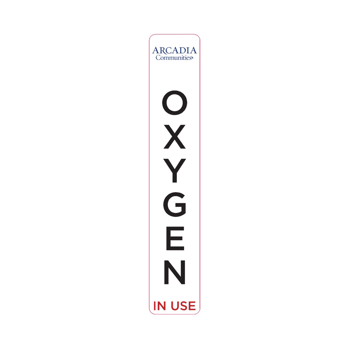 Oxygen Sign