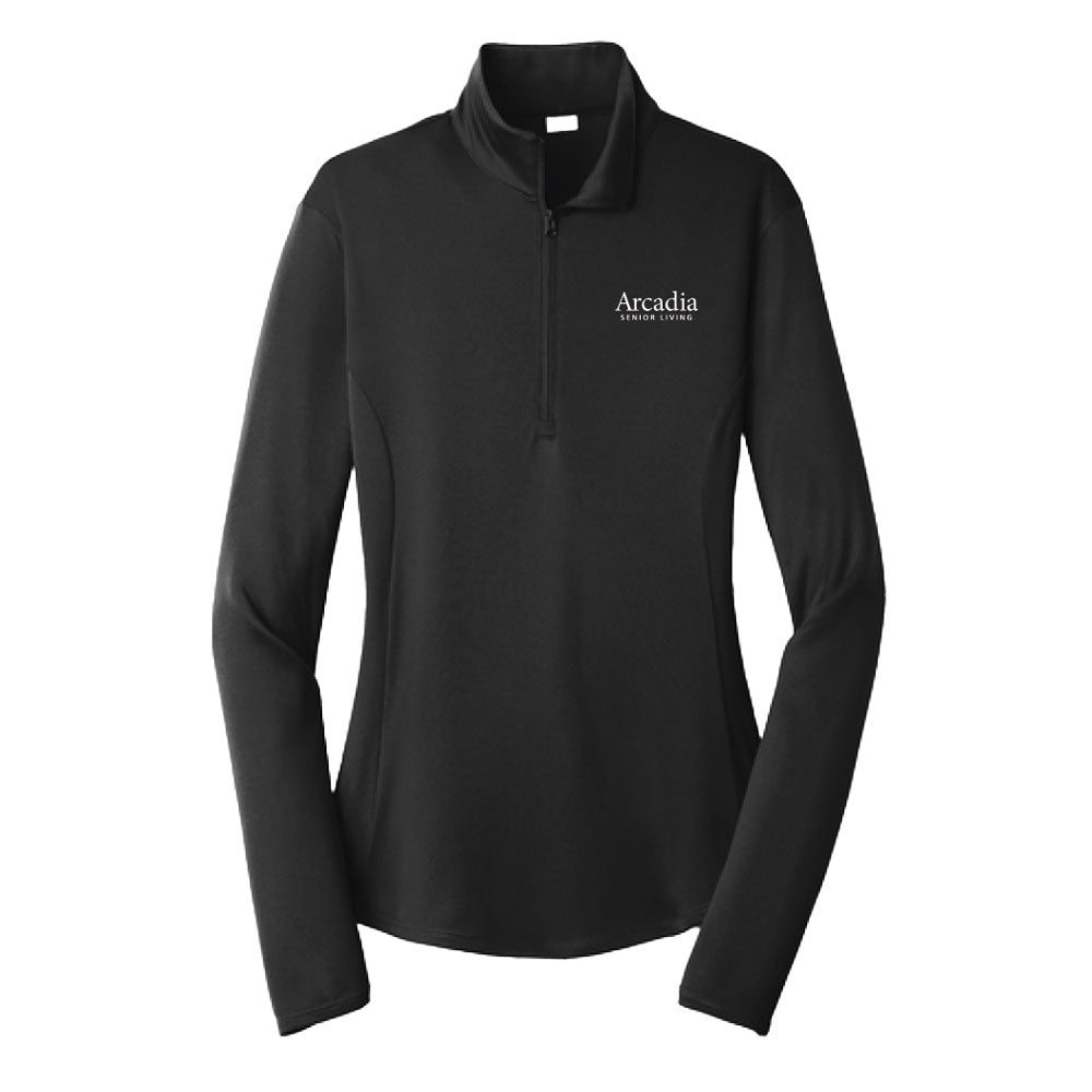 Ladies 1/4 Zip THIN Fleece Jacket