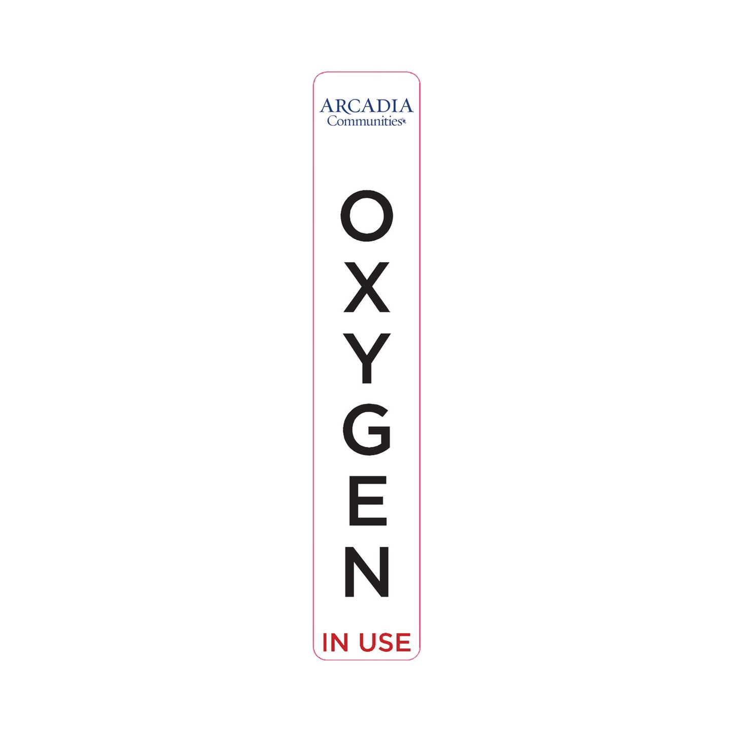 Oxygen Sign